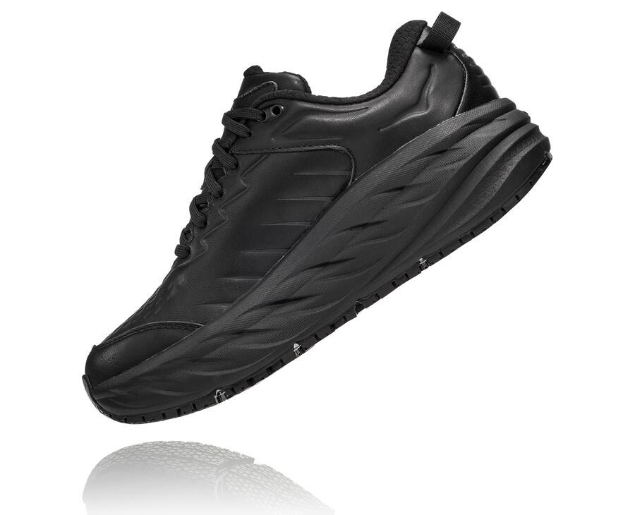 Hoka One One Running Shoes Womens Black - Bondi Sr - 93412MNCW